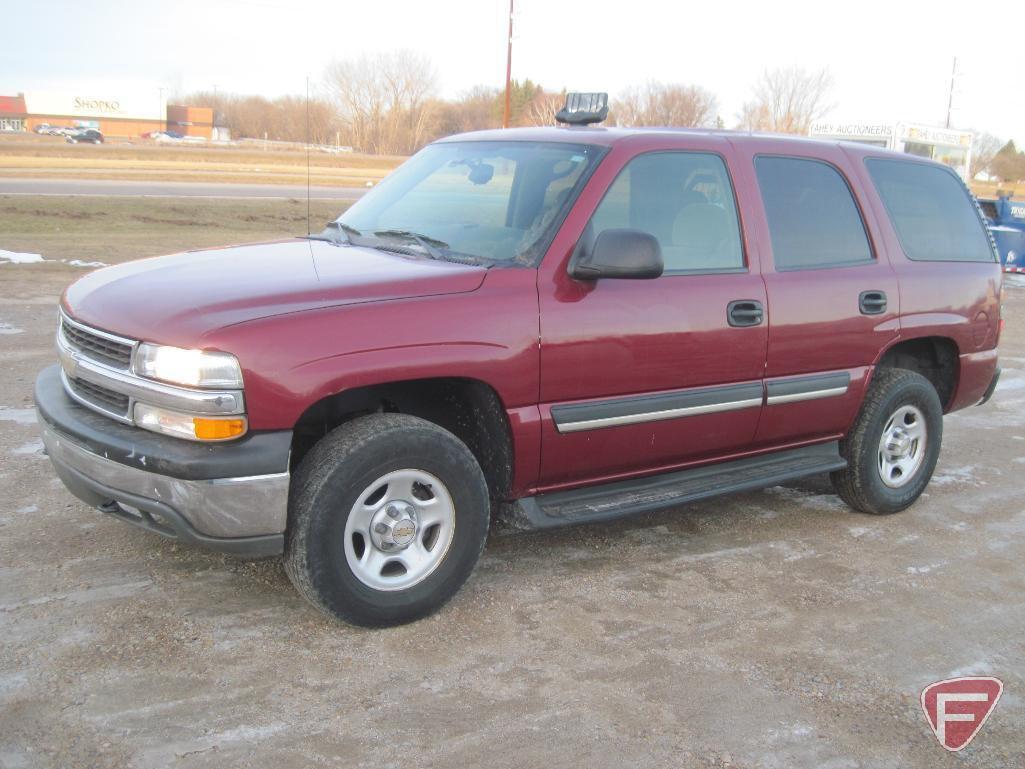 2004 Chevrolet Tahoe Multipurpose Vehicle (MPV), VIN # 1gnek13z14j291518