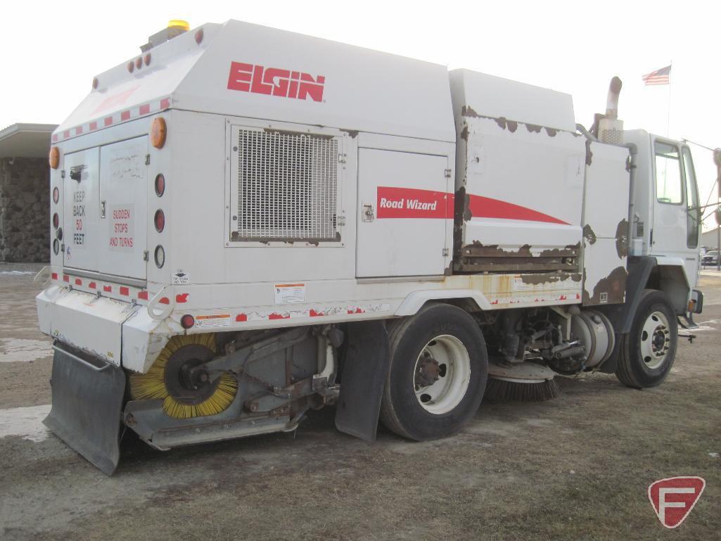 2007 Elgin Road Wizard Sweeper on Sterling SC8000 Truck, VIN # 49haadbv77dx61501