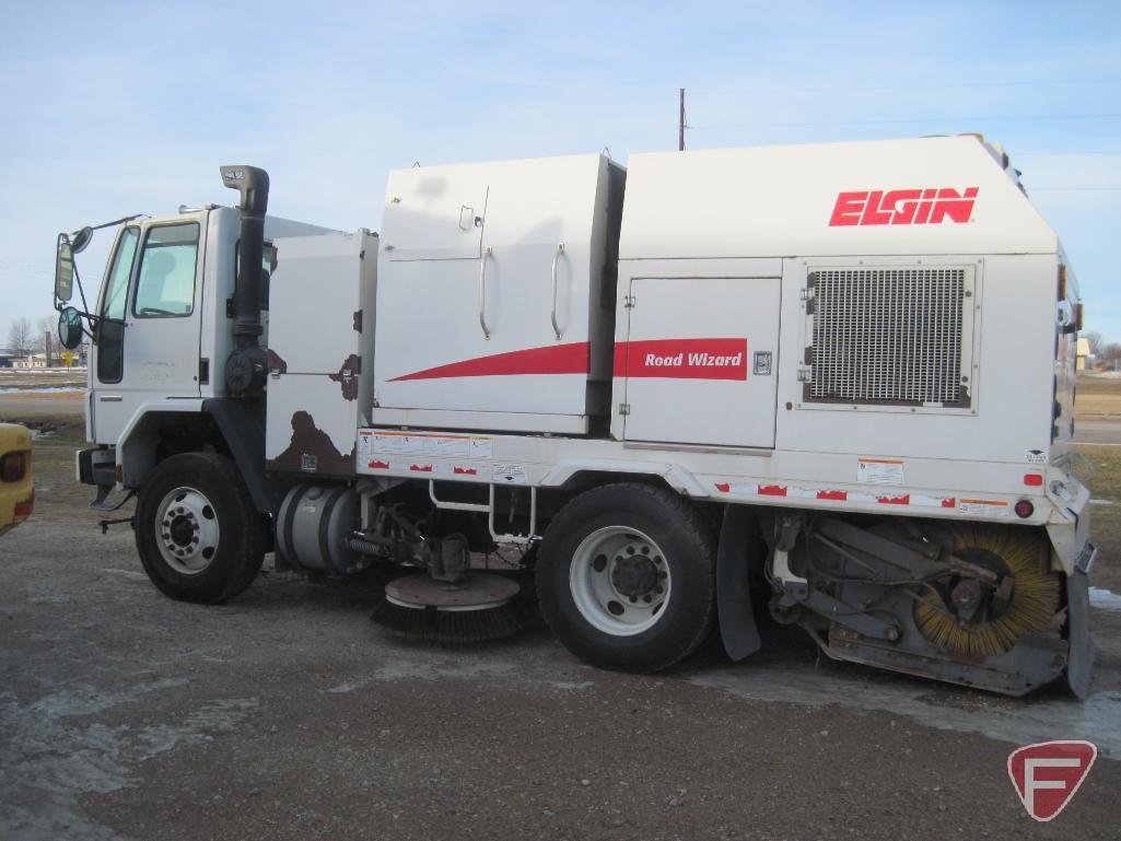 2007 Elgin Road Wizard Sweeper on Sterling SC8000 Truck, VIN # 49haadbv77dx61501