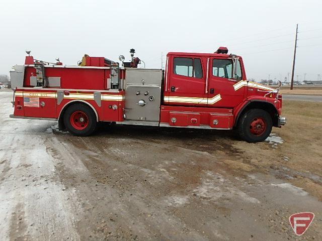 1999 Freightliner FL106 Firepumper Truck, VIN # 1FV68HDB7XH991257