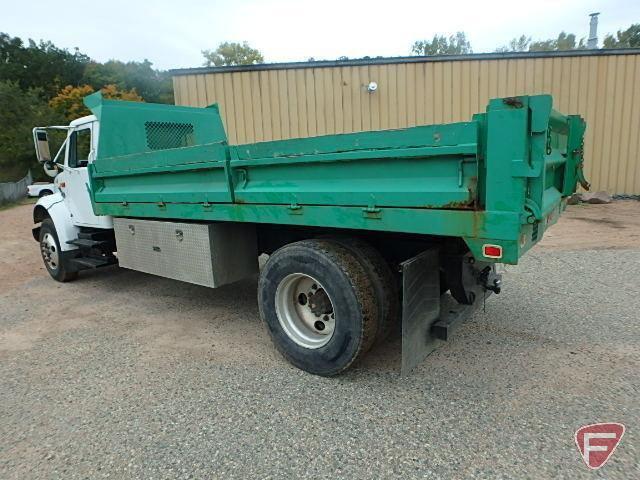 1997 International 4700 Dump Truck, VIN # 1HTSCABP6VH501132