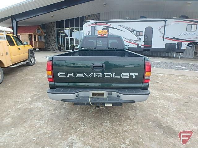 2001 Chevrolet Silverado Pickup Truck, VIN # 1gcec14w11z264813