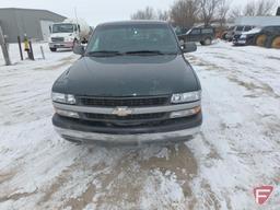 2001 Chevrolet Silverado Pickup Truck, VIN # 1gcec14w01z265662