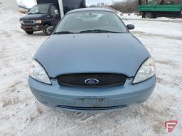 2006 Ford Taurus Passenger Car, VIN # 1fahp53226a228180