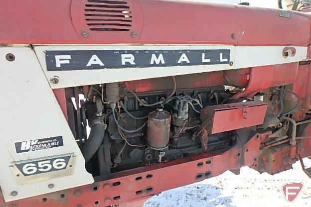 IH/International Harvester Farmall 656 row crop tractor sn 17528S