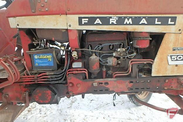 IH/International Harvester Farmall 504 row crop tractor sn 11649S-Y-FF