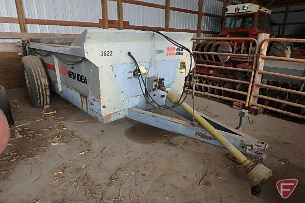 New Idea 3622 manure spreader; lot# 872, sn 247586