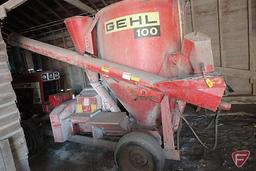 Gehl 100 Mix-All feed grinder/mixer model MX100, sn 7786