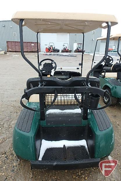 2005 EZ-GO TXT electric golf car, with folding windshield, top, and club racks, SN: 2324867