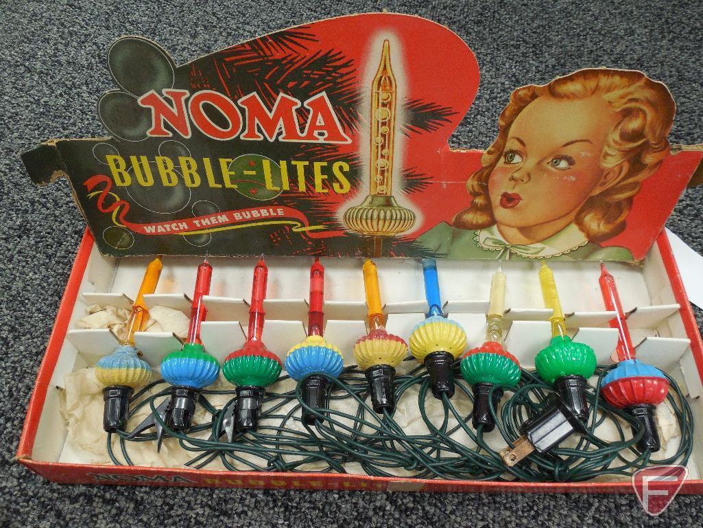 (3) Vintage Noma Bubble-Lites Christmas lights