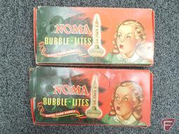 (3) Vintage Noma Bubble-Lites Christmas lights