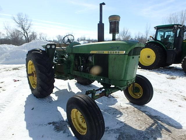 1968 John Deere 4020 diesel tractor, open station, new rubber and rims sn: 174225