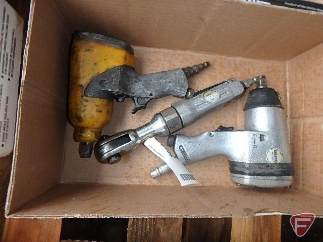 (2) Pneumatic impact wrenches, (1) pneumatic ratchet wrench