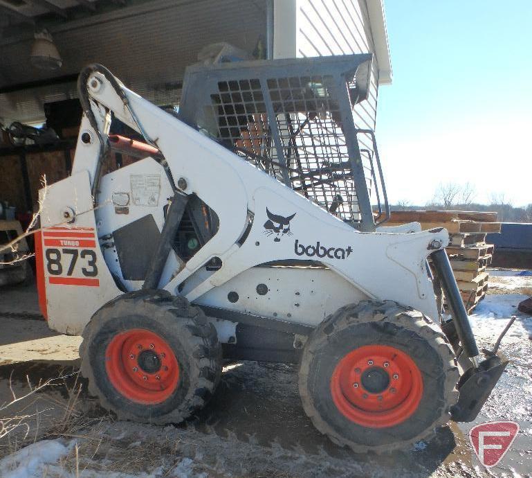 Bobcat 873 4 cylinder turbo diesel skid loader Cat-Series, PIN 514112644