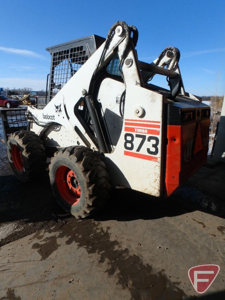 Bobcat 873 4 cylinder turbo diesel skid loader Cat-Series, PIN 514112644