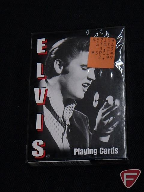 Elvis Presley advertising items: Matchbox Collectibles Elvis Private Jet Collection, (3) mugs,