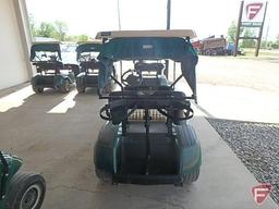 EZ-GO TXT electric golf car, green, no windshield, canopy, rain curtain, charger, SN: 2324819