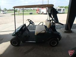 EZ-GO TXT electric golf car, green, no windshield, canopy, rain curtain, charger, SN: 2324819