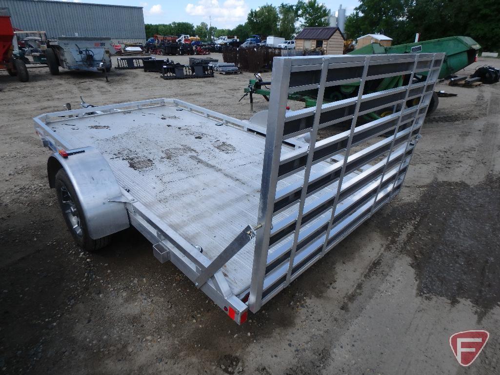 2016 Mission Alcom Single Axle Trailer, VIN # 5wfbu1219gs004693, 12' x 6'6" bed,