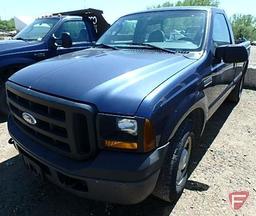 2006 Ford F-250 Pickup Truck, VIN # 1FTNF20576ED96581