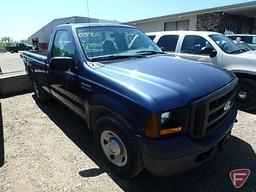 2006 Ford F-250 Pickup Truck, VIN # 1FTNF20576ED96581