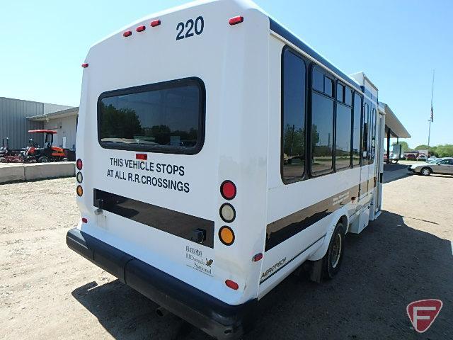 2007 Ford E-450 Super Duty Handicap Accessible 12 Seat Bus, VIN # 1fdxe45s07db08098