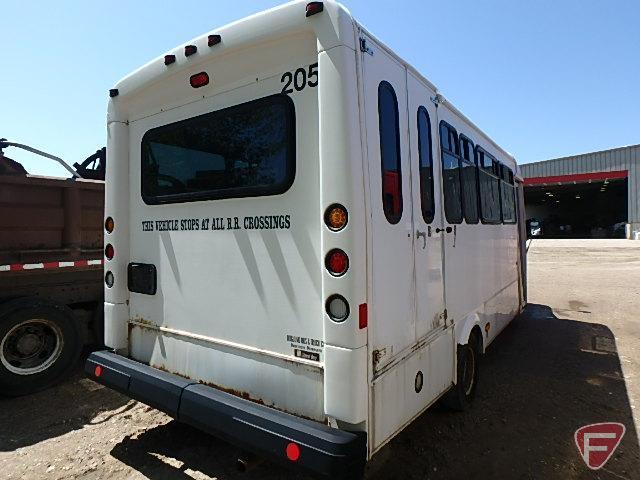 2008 Ford E-450 Super Duty Handicap Accessible 8 Seat Bus, VIN # 1FD4E45S18DB47805