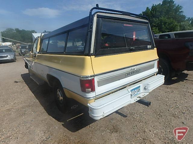 1979 Chevrolet Cheyenne C20 Camper Special 3/4 ton pickup truck, VIN #ccl249f428683