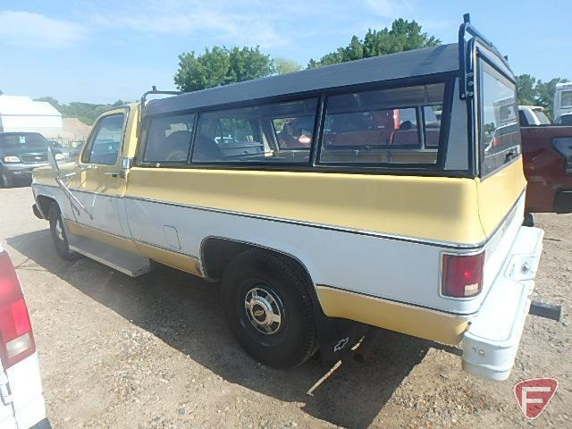 1979 Chevrolet Cheyenne C20 Camper Special 3/4 ton pickup truck, VIN #ccl249f428683