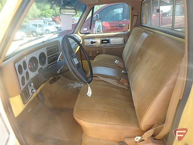 1979 Chevrolet Cheyenne C20 Camper Special 3/4 ton pickup truck, VIN #ccl249f428683