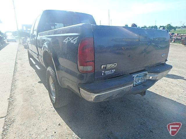 2000 Ford F-250 Pickup Truck, VIN # 1ftnw21s7yea06845