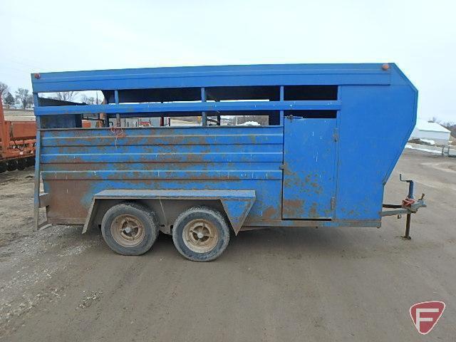 6' x 14' Stock Trail tandem axle trailer with 2" ball hitch