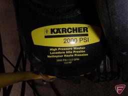 Karcher G 2000QT portable pressure washer, 2000psi 2.0gpm, 4.0hp, 104 max degree