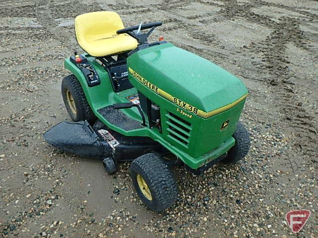 John Deere STX 38 5-speed lawn tractor with 38" mower deck, Kohler Command 13 gas engine