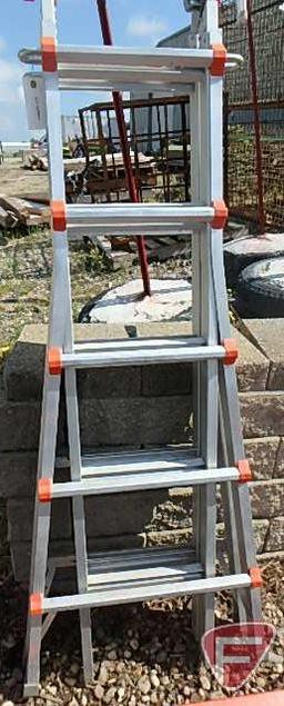 Little Giant M22 folding aluminum step ladder