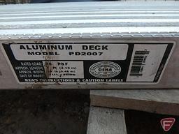 82inx19in aluminum scaffold platform