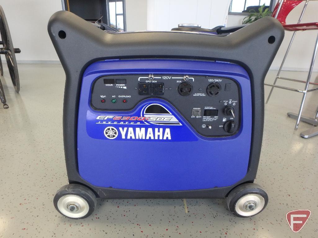 Yamaha EF6300i SDE Inverter generator on wheels, sn 7CK-0205600