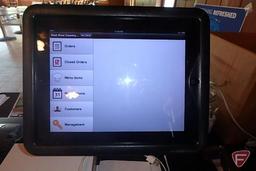 2 station POS/point of sale systems: Ambur software 9500, (2) MC769LL/A Apple iPads