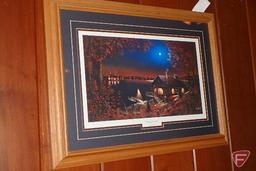 (2) Jim Hansel prints: Evening Serentity and Complete Serentiy pictures
