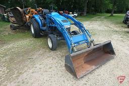 New Holland TC40D diesel compact tractor sn G502314, 3960 hours showing