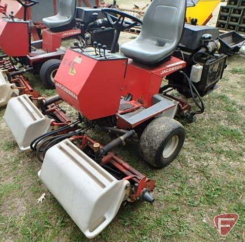 Jacobsen Greens King IV diesel greens mower, model 62229, sn 4827, 2881.7 hours showing