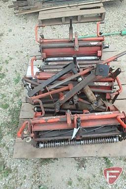 (3) Jacobsen 7 blade reels and parts