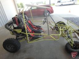 Adult go kart, twin seat, rear single disc brake, Suzuki air cooled 2 stroke oil injected twin