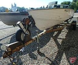 1977 Sea Nymph 16 ft fishing boat, 1976 Arctic Boat Trailer