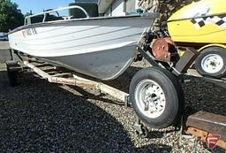 1977 Sea Nymph 16 ft fishing boat, 1976 Arctic Boat Trailer