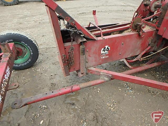 IH International McCormick H46 twine tie baler