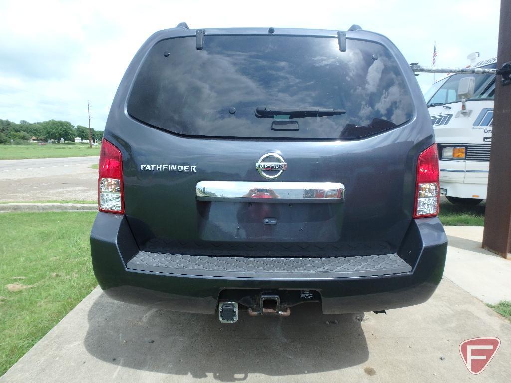 2010 Nissan Pathfinder Multipurpose Vehicle (MPV), VIN # 5n1ar1nb5ac600261