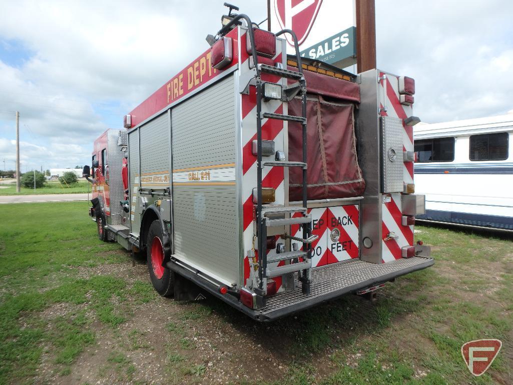 2004 Spartan Gladiator Fire Truck, VIN # 4s7au2f944c046198