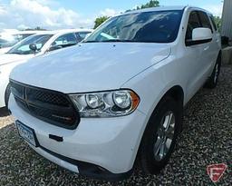 2013 Dodge Durango Multipurpose Vehicle (MPV), VIN # 1c4sdjft4dc666450