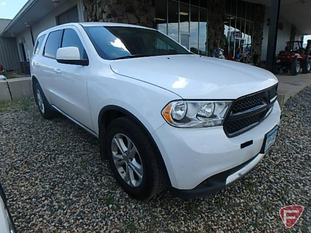 2013 Dodge Durango Multipurpose Vehicle (MPV), VIN # 1c4sdjft4dc666450